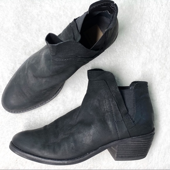 Dolce Vita Zabi Chelsea Black Ankle Boots - Picture 1 of 5